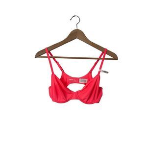 Aerie Smoothez Neon Coral Pink Full Coverage Bra Size 36B‎ New